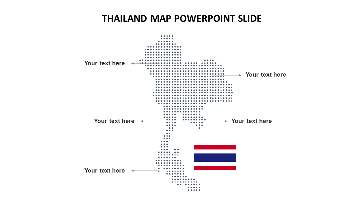 thailand map powerpoint slide